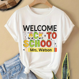 Camisa Personalizada de Volta às Aulas, Primeiro D
