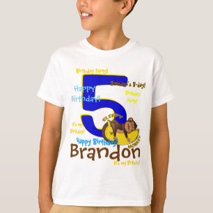 Camisa personalizada do aniversário