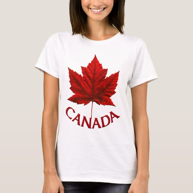 Camisa personalizada do Canadá de topo do Tanque f (Frente)