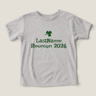 Camisa personalizada do seu clã irlandês Shamrock 