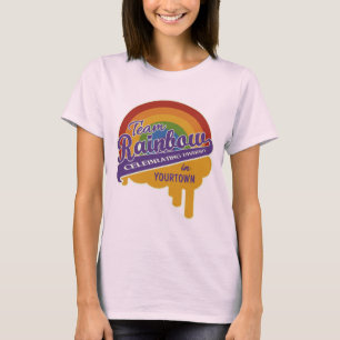Camisa personalizada do Team Rainbow