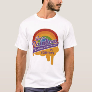 Camisa personalizada do Team Rainbow - escolha o e
