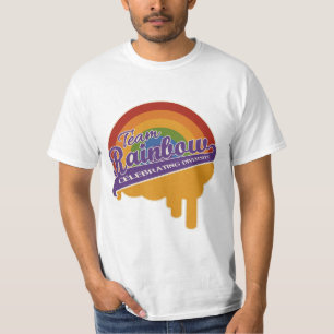 Camisa personalizada do Team Rainbow - escolha o e
