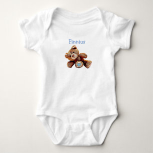 Camisa personalizada do urso de ursinho do bebé