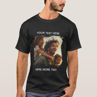 Camisa Personalizada Elegante com Foto e Nome 