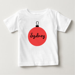 Camisa personalizada enfeites de natal de T