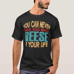 Camisa Personalizada Engraçada Reese Item de Piada