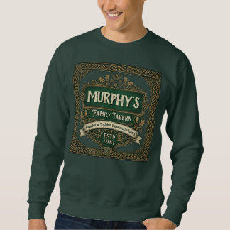 Camisa Personalizada Masculina Pub Irlandês Famíli