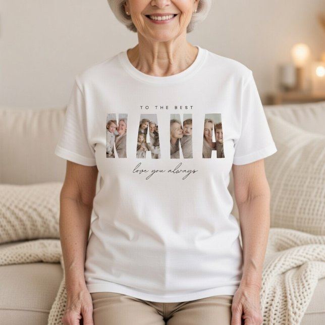 Camisa Personalizada NANA Foto Avó Customizada  (Criador carregado)