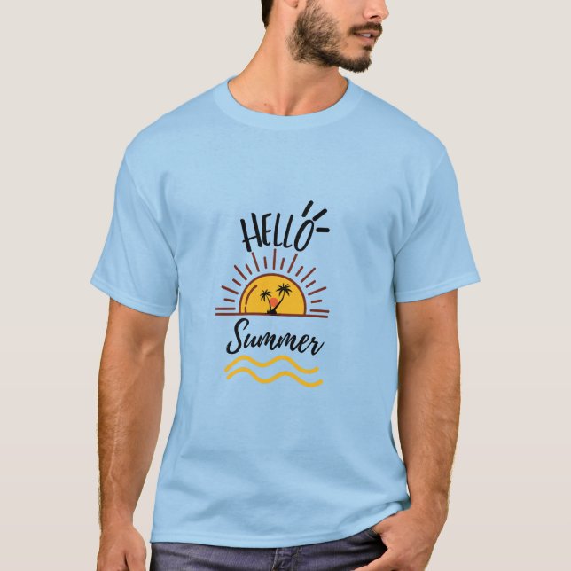 Camisa Personalizada Olá Verão (Frente)