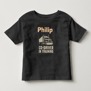 Camisa personalizada para criança pequena de camin