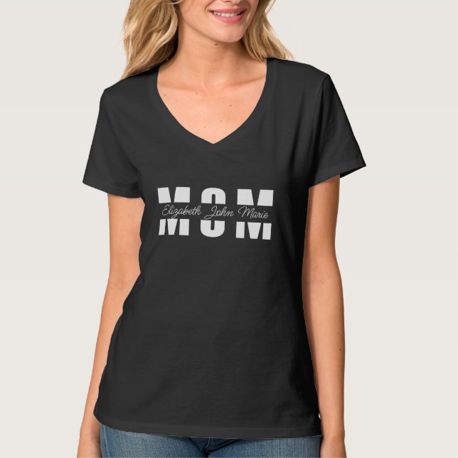 Camisa personalizada para mães  (Frente)