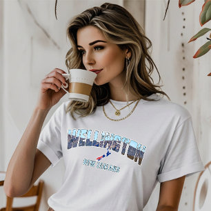 Camisa Personalizada Retro Wellington Nova Zelândi