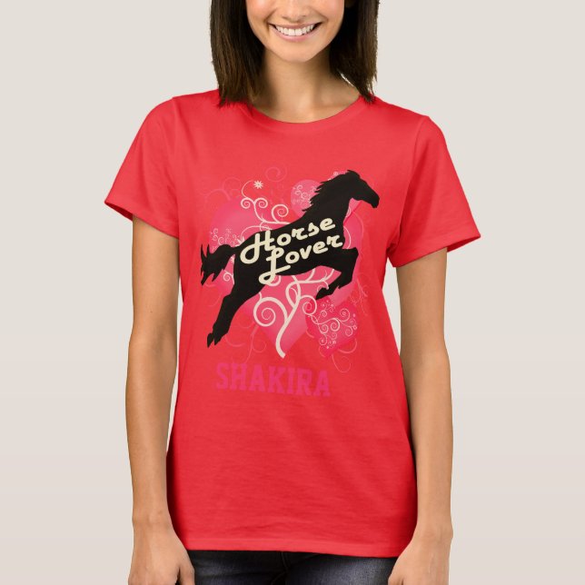 Camisa Personalizada Shakira do Cavalo Lover (Frente)