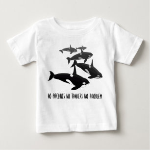 Camisa personalizada t-shirt da baleia da orca da