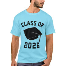 Camisa personalizável da turma de 2026