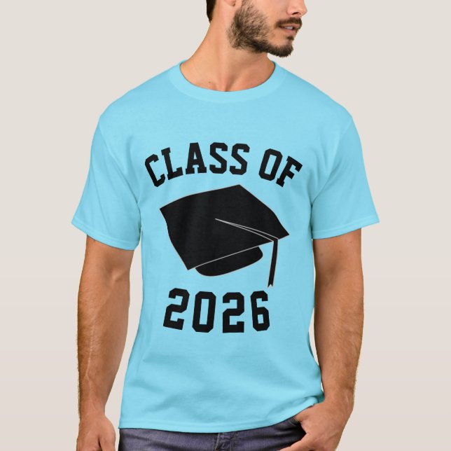 Camisa personalizável da turma de 2026 (Frente)