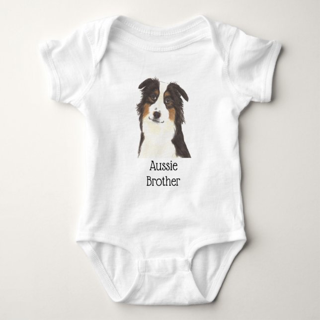 Camisa personalizável do Australian Shepherd austr (Frente)