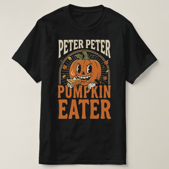 Camisa Peter Peter Pumpkin Eater para Casais Combi (Frente do Design)