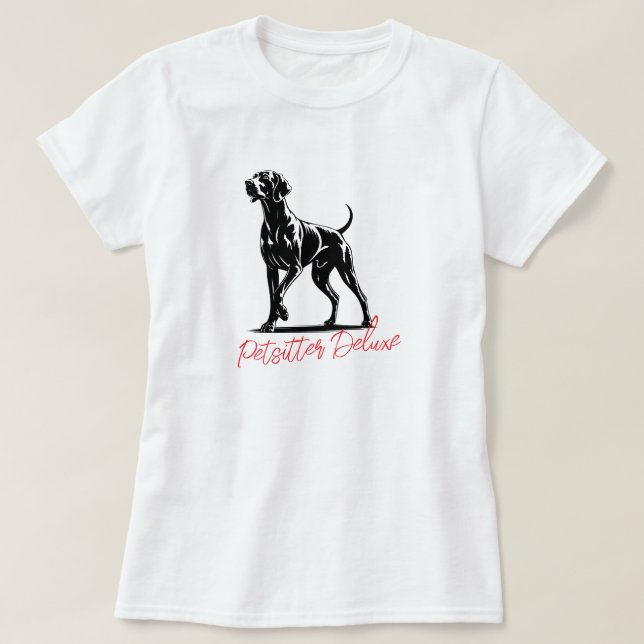 Camisa Petsitter Weimaranian (Frente do Design)