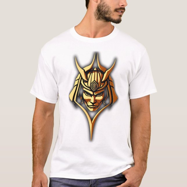 Camisa Pharaoh Mask Logo Branca (Frente)