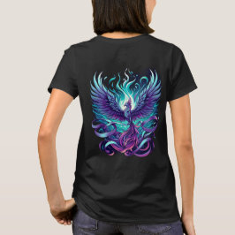 Camisa Phoenix Verde-azulado e Roxo – Símbolo da S
