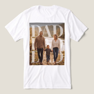 Camisa PhotoPop Pai com Foto Personalizada da Famí