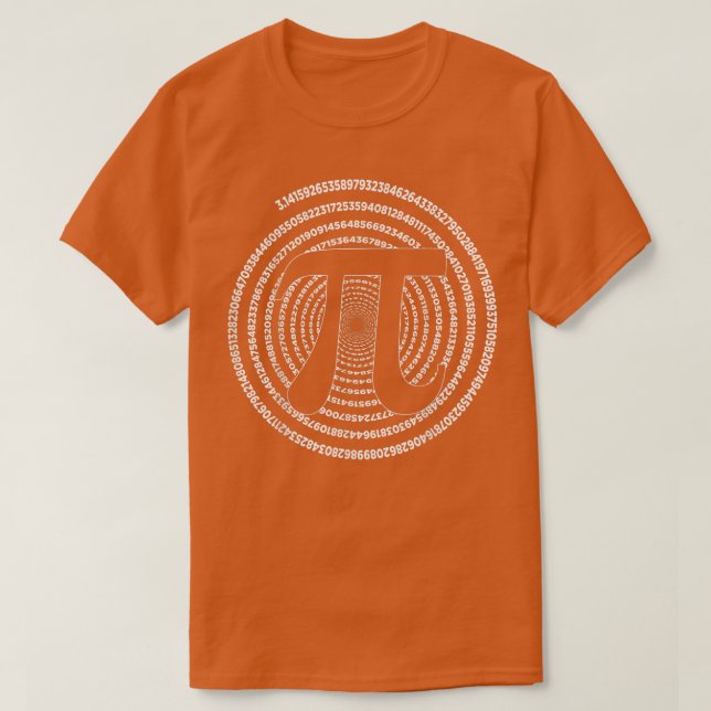 Camisa Pi 3,14 Pi Símbolo De Números Pi Ciência Da (Frente do Design)