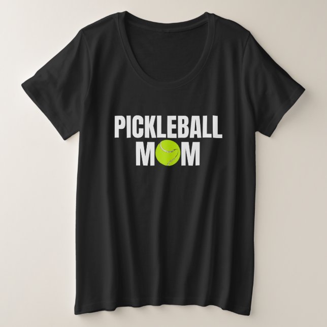 Camisa Pickleball Mãe | Camiseta Minimal Picklebal (Frente do Design)