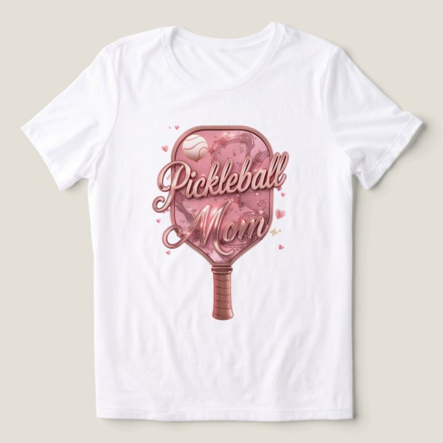 Camisa Pickleball Mamãe – Presente Engraçado de Pi (Design frontal)