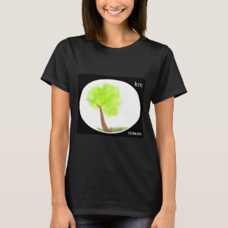 camisa pintura árvore km