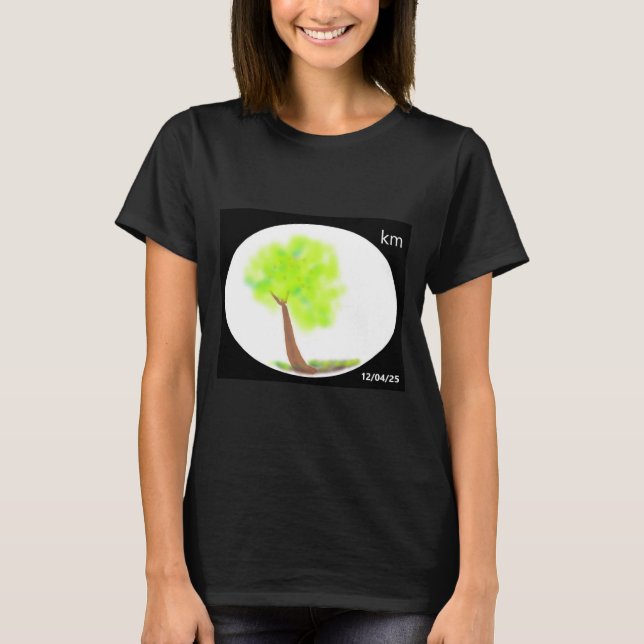 camisa pintura árvore km (Frente)