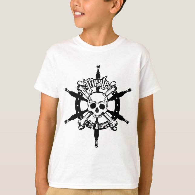 Camisa Pirata para Crianças (Frente)