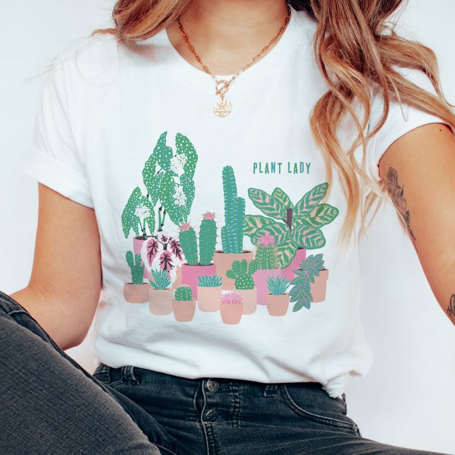 Camisa Plant Lady Houseplants (Criador carregado)