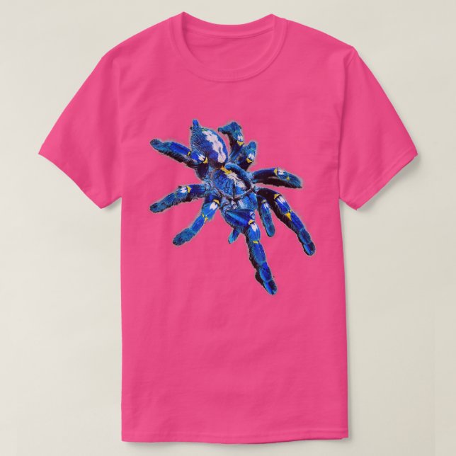 Camisa Poecilotérica Azul Tarantula (Frente do Design)