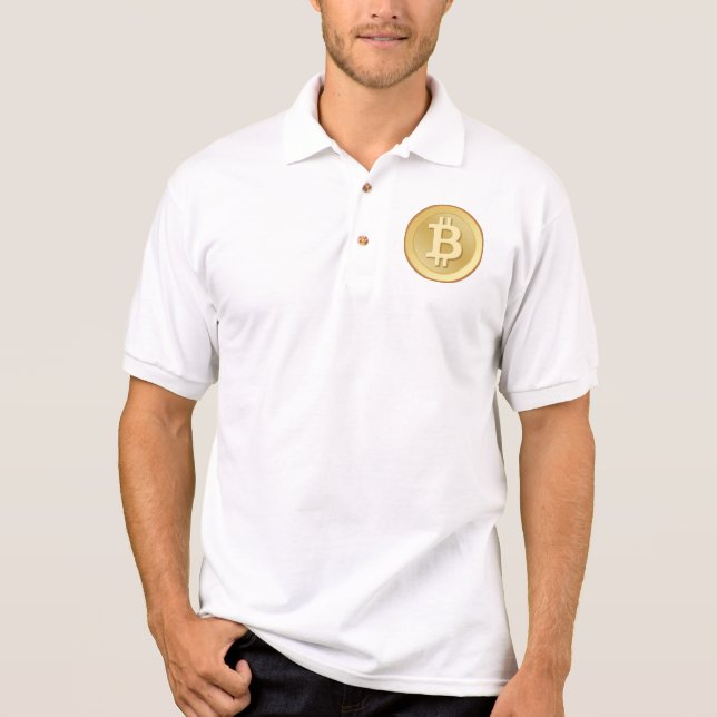 Camisa Polo Bitcoin (Frente)
