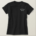 Camisa Polo Bordada Camisas De Festa de casamento Bordadas Bridemaid<br><div class="desc">T-Shirts de Festas de casamento bordadas Bridemaid</div>