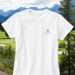 Camisa Polo Bordada Monograma Personalizado de Nome Personalizado Clás<br><div class="desc">Personalize o texto e crie facilmente sua camiseta bordada personalizada. Clique em EDIT DESIGN e selecione uma linha de texto para alterar a cor do texto. Você pode transferir este design para outros produtos do Zazzle e ajustá-lo ao ajustado da maioria dos itens do Zazzle. Os designs Standard Studio são...</div>