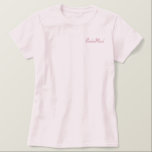 Camisa Polo Bordada Roupa de Casamento de Bridesmaid Bordado<br><div class="desc">Bridesmaid</div>