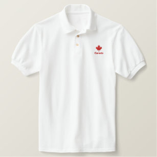 Camisa Polo do Canadá - Camisa Vermelha do Mapeado