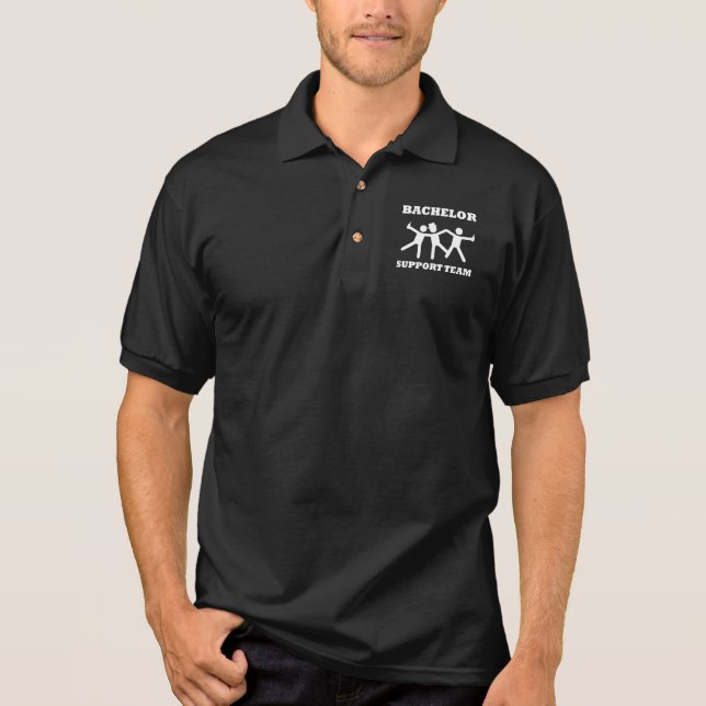 Camisa Polo Equipe de suporte ao solteiro (Frente)
