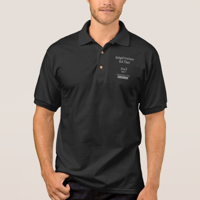 Camisa Polo Frota da arca de Golgafrincham (Frente)