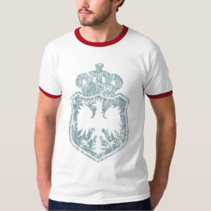 Camisa polonesa da crista w/crown t