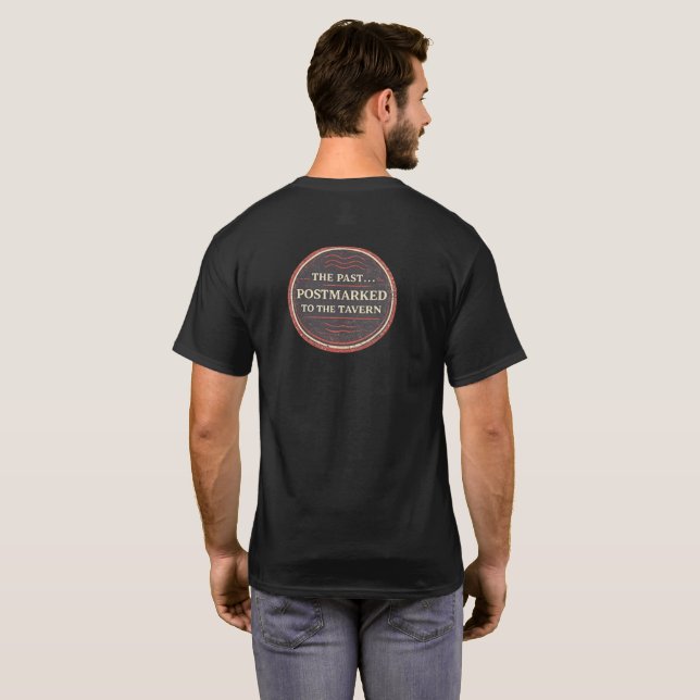 Camisa Postmarked & Tipsy T-shirt (Parte Traseira Completa)