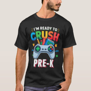 Camisa pré-escolar para meninos videogame ck para