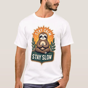 Camisa Preguiça Meditando Vintage Relaxada da Ment