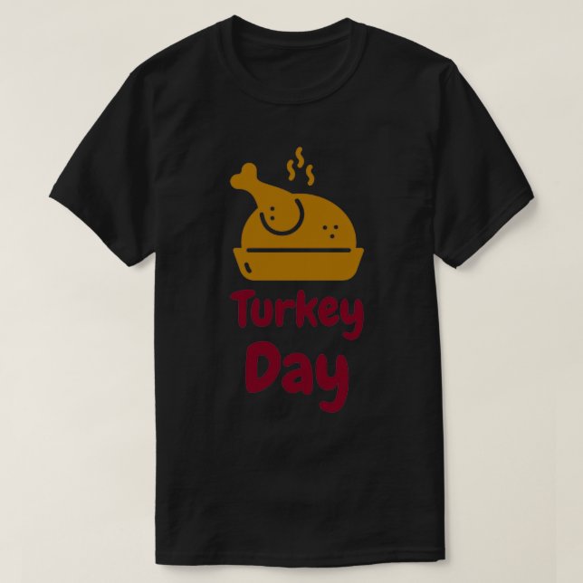 Camisa Premium do Dia da Turquia (Frente do Design)