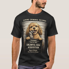Camisa Presente de Foto de Cockapoo Engraçada