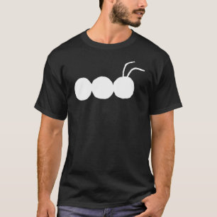 Camisa preta/branca do caçador do inseto