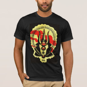 camisa preta da cabra